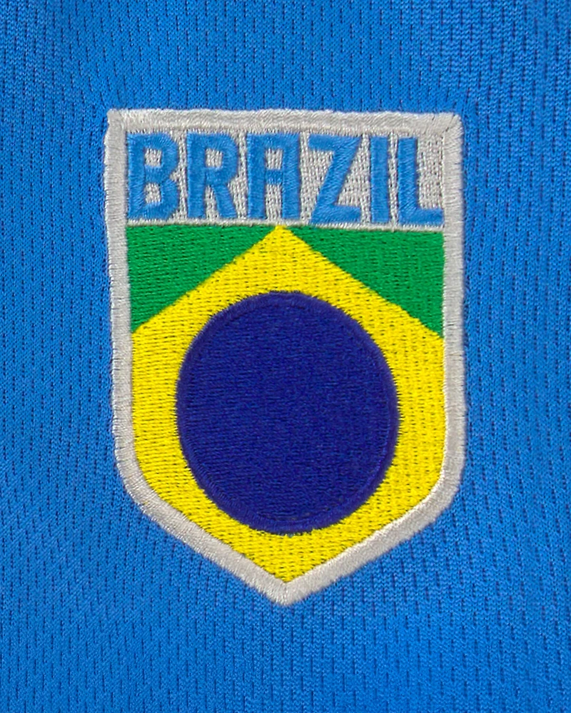 Girls Umbro Brazil Active Skort - Blue/Yellow/Green