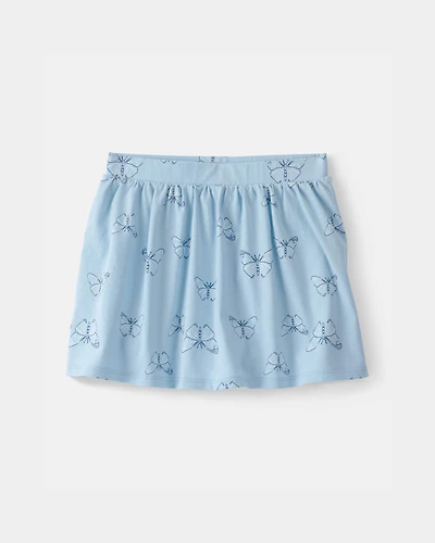 Girls Butterfly Skort - Blue