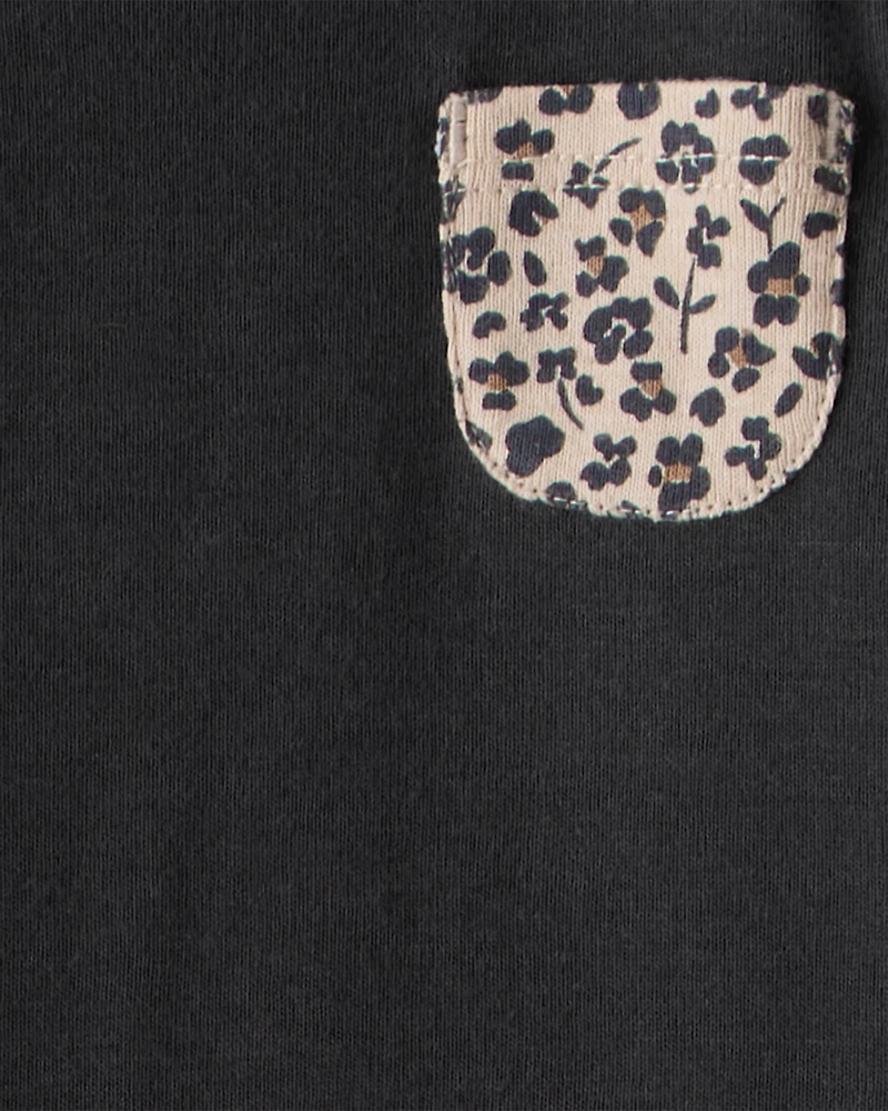 Baby Girl 3-Piece Cheetah Print Long-Sleeve Bodysuit & Pant Set