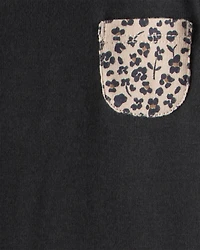 Baby Girl 3-Piece Cheetah Print Long-Sleeve Bodysuit & Pant Set