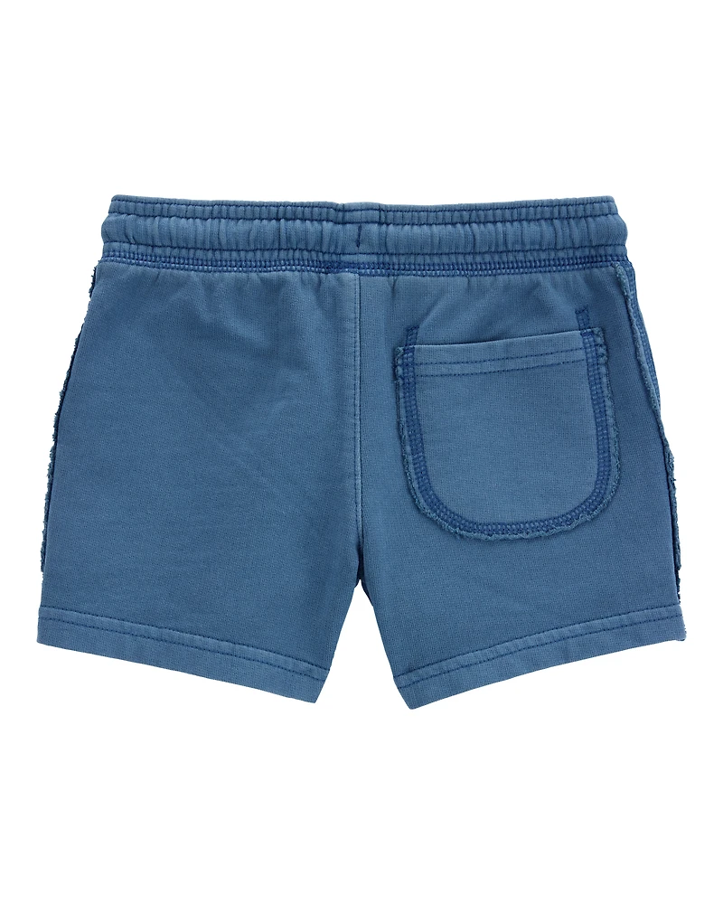 Toddler Pull-On French Terry Rec Shorts - Blue