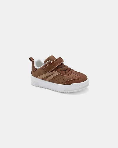 Toddler Boy Solid Casual Shoes- Brown