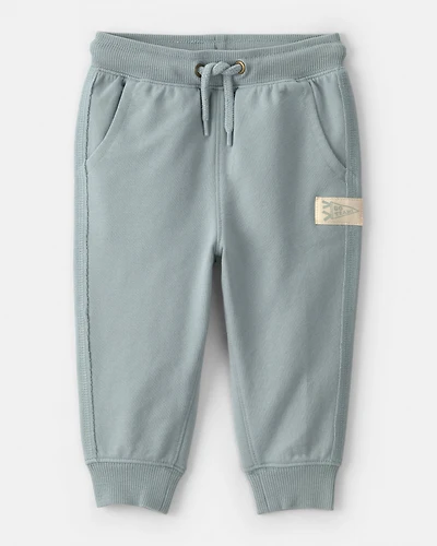 Baby Boy French Terry Joggers - Green