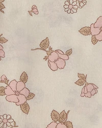 Baby 4-Pack Flowers Receiving Blankets - Pink/Ivory