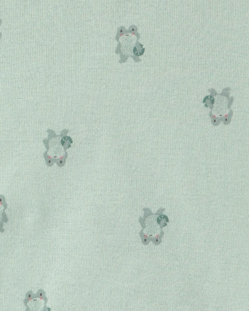 Baby 3-Piece Frog Bodysuit & Pant Set - Green/Grey