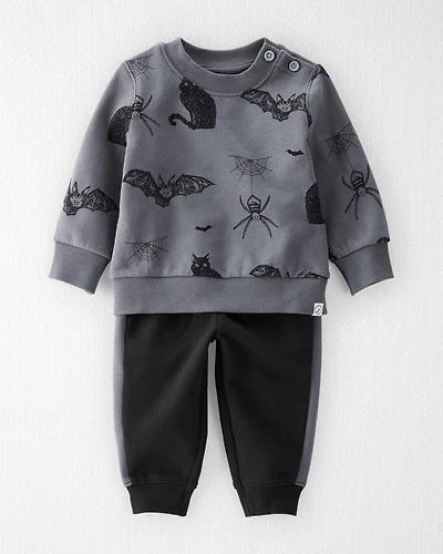 Baby 2-Piece Fleece Top & Pant Set Made with Organic Cotton