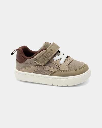 Baby Boy Every Step® First Walker Casual Shoes - Khaki/White
