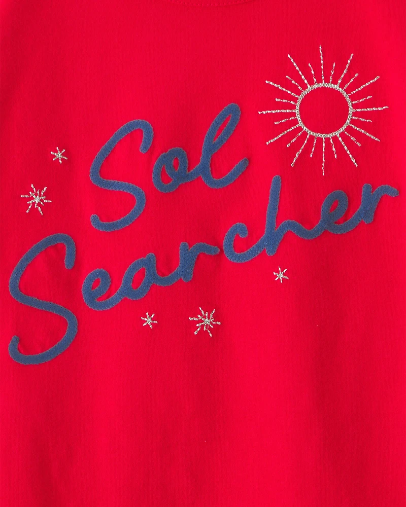 Girls 'Sol Searcher' Top - Red