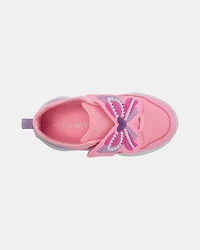 Toddler Girl Bow Athletic Sneakers - Pink
