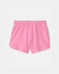 Girls French Terry Shorts - Pink