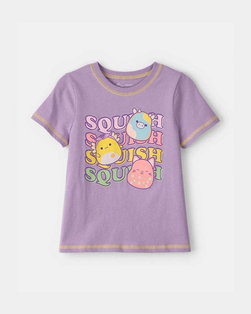 Girls Squishmallow Graphic Tee - Purple