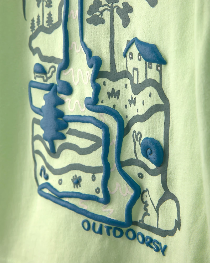 Toddler Boy 'Outdoorsy' Long-Sleeve Graphic Tee - Green