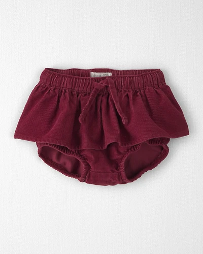 Baby Girl Organic Cotton Corduroy Skirt