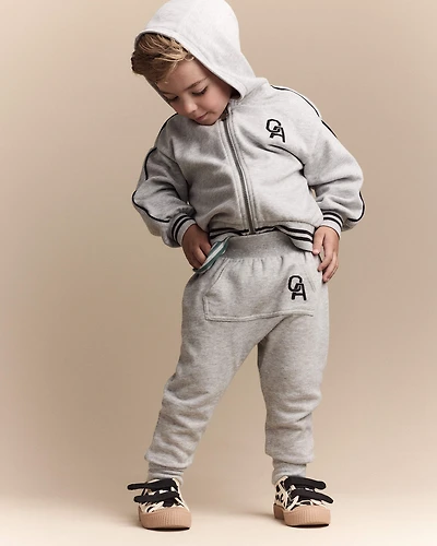 Toddler Boy Jogger Pant - Heather Grey