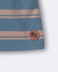 Toddler Relaxed Tee Stripes - Ocean