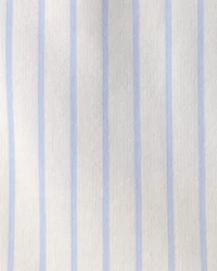 Baby 2-Piece Stripe Overall Set - Blue/Ivory