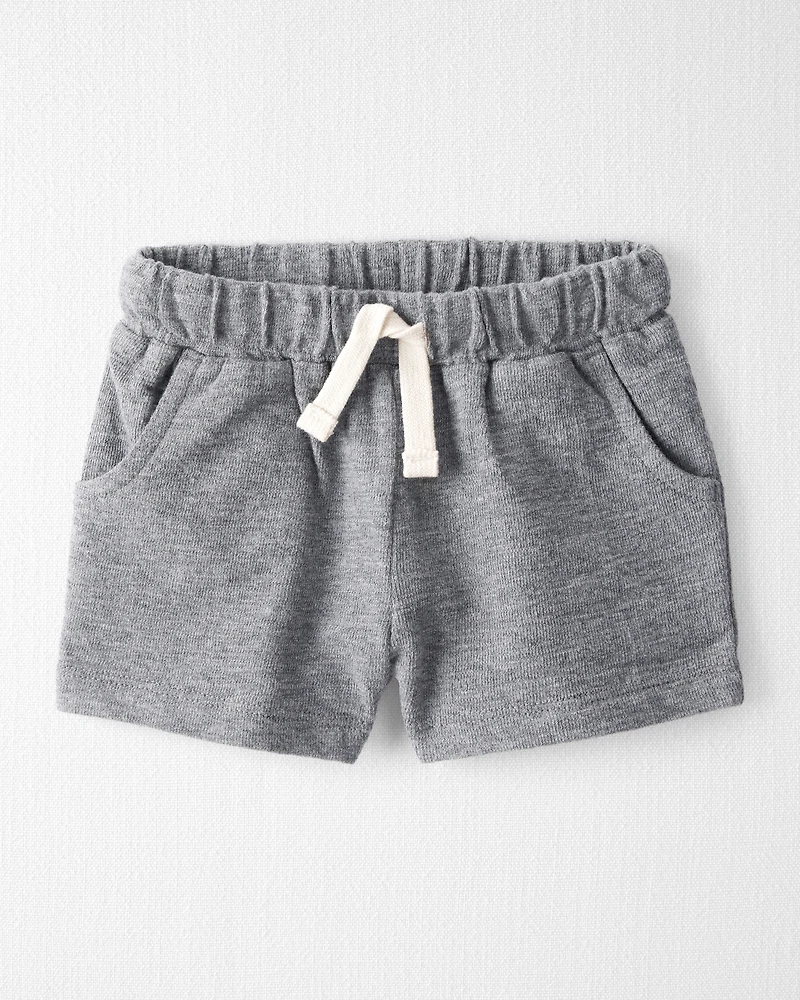 Baby 2-Piece Henley Tee and Shorts Set Made with Organic Cotton