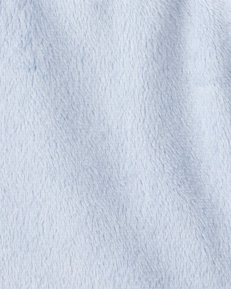 Baby Boy Zipper Bear Front Pram - Blue