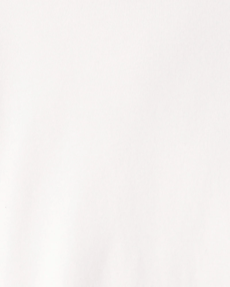 Girls 2-Piece Long-Sleeve Tee & Plaid Dress Set