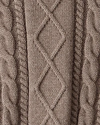 Toddler Organic Cotton Cable Knit Sweater