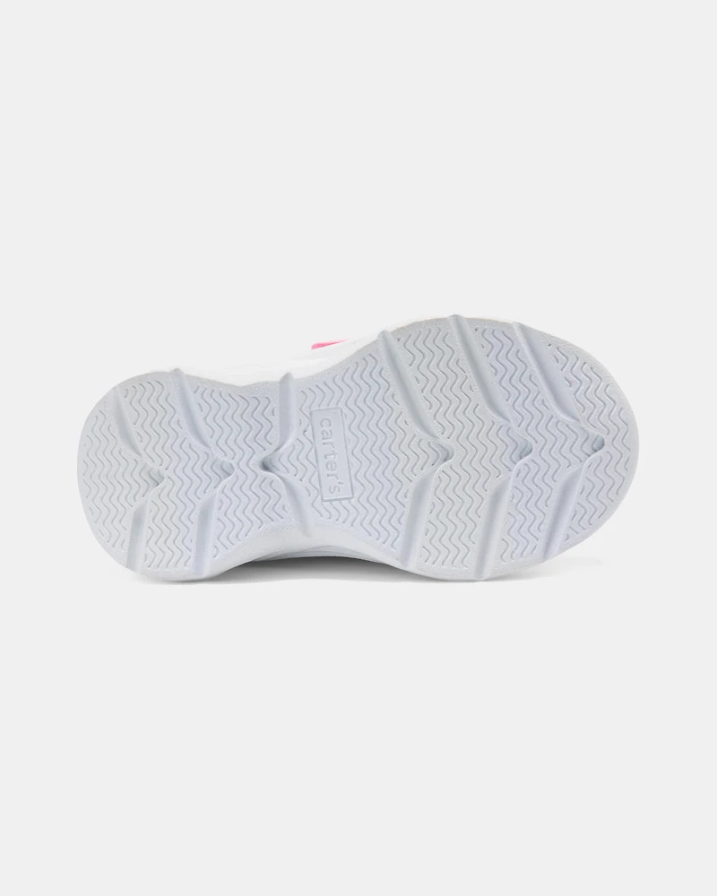 Toddler Girl Bow Athletic Sneakers - Pink