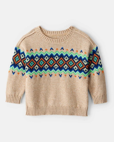 Baby Boy Sweater - Tan