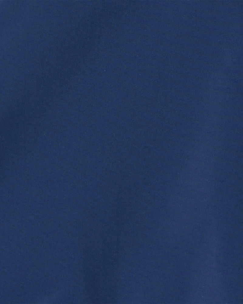 Boys Solid Rain Jacket- Blue