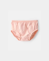 Baby Girl Short-Sleeve Eyelet Dress - Pink