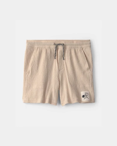 Boys Beach Pocket Shorts - Tan