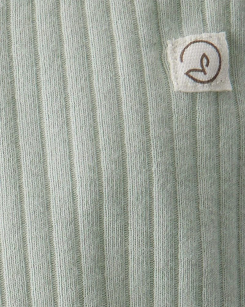 Baby Girl 2-Pack Organic Cotton Rib Leggings