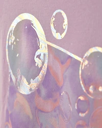 Girls Bubble Graphic Tee - Pink