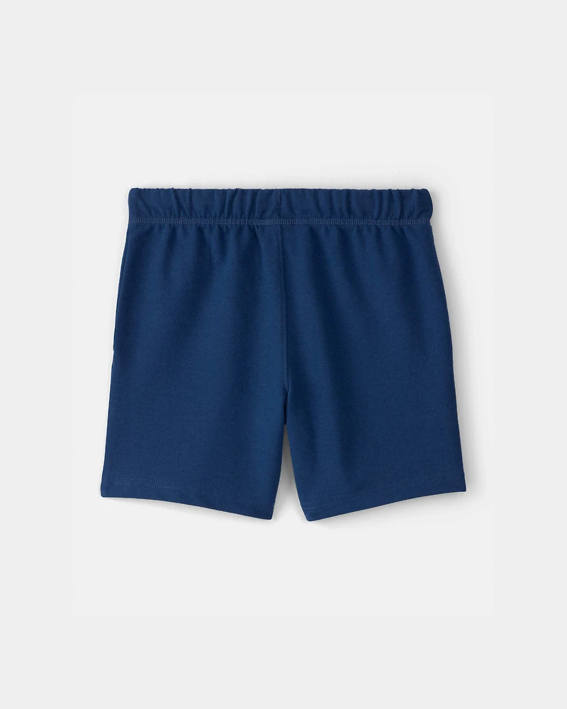 Boys French Terry Shorts - Navy Blue