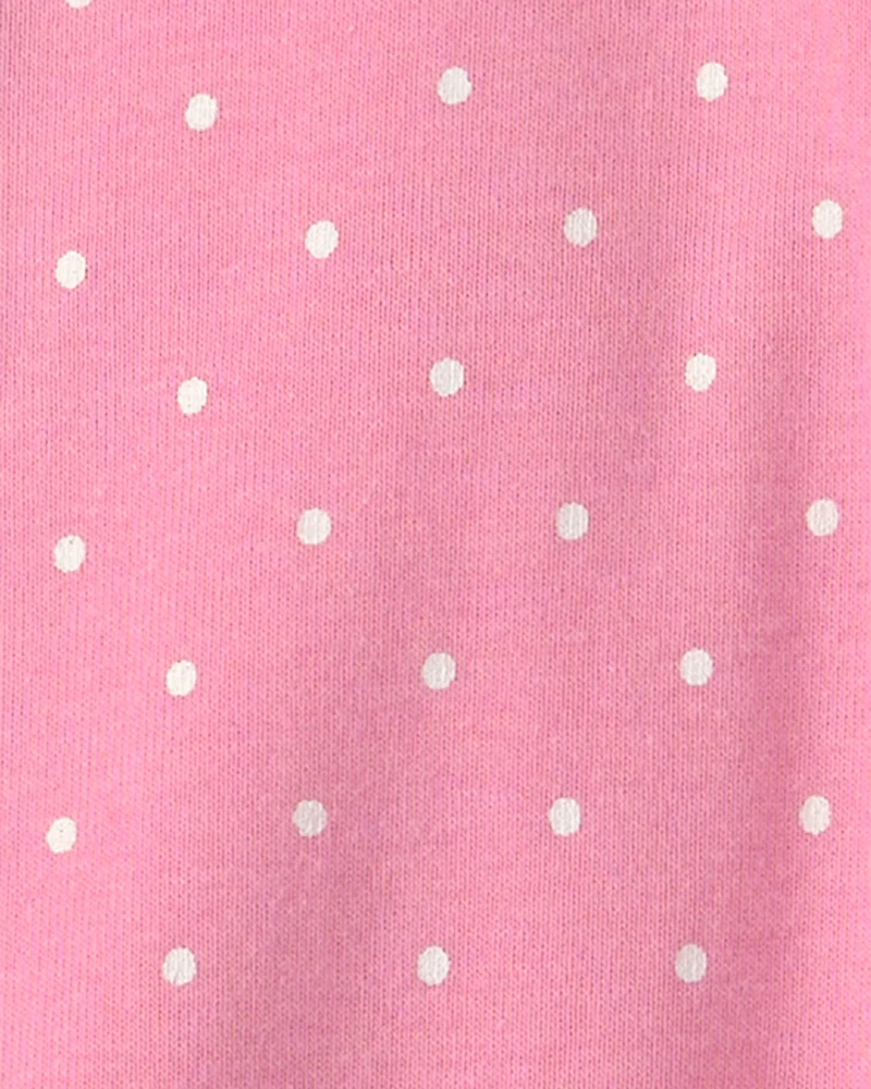 Toddler Girl 2-Pack Strawberry Floral Snug Fit 1-Piece Pyjama Set - Pink