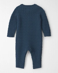 Baby Organic Cotton Sweater Knit Jumpsuit