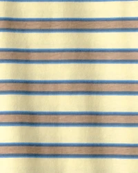 Kids Striped T-Shirt - Yellow/Brown