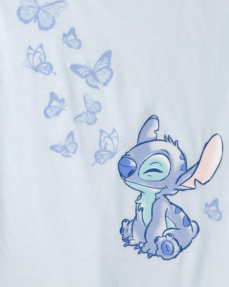Girls 2-Piece Disney© Lilo & Stitch Short-Sleeve Pyjama Set - Blue