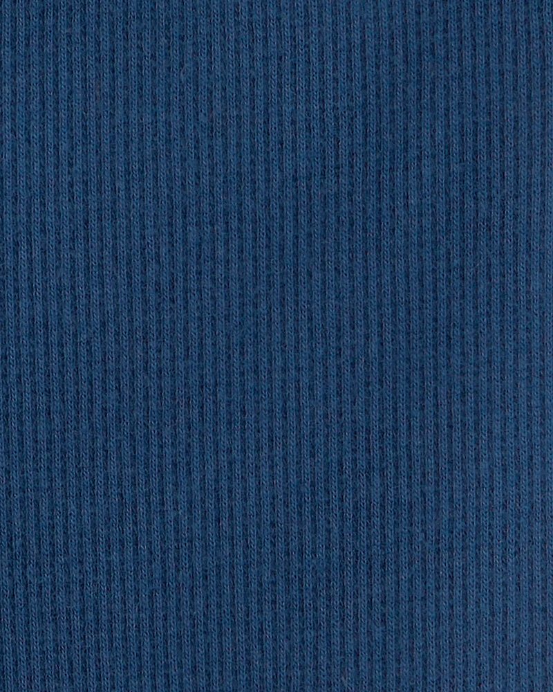 Baby Girl Rib Pants - Blue