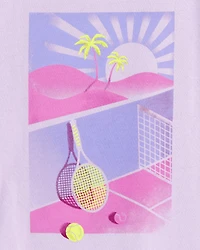 Girls Tennis Graphic Tee