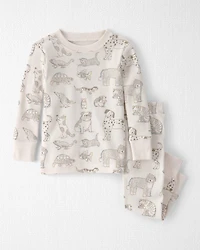 Baby 2-Piece Organic Cotton Pyjama Pet-Print