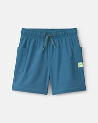 Toddler Boy Poplin Pants - Blue