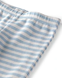 Baby Organic Cotton Striped Footed Pants