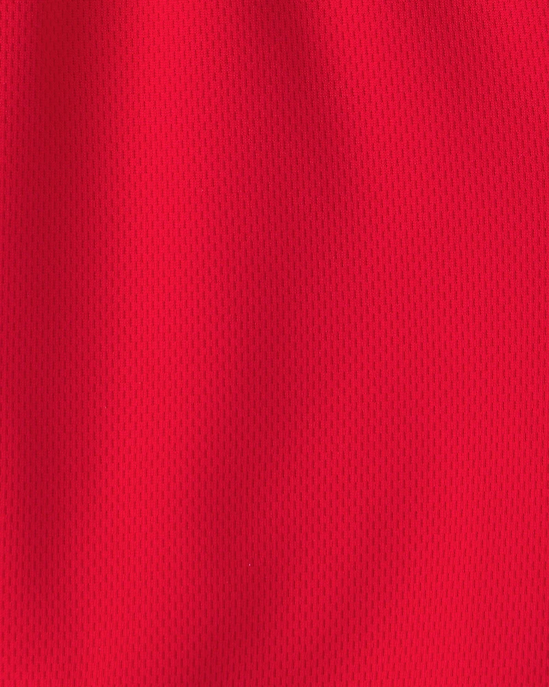 Toddler Boy Mesh Active Shorts - Red
