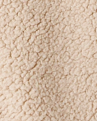 Baby Girl Embroidered Sherpa Long-Sleeve Jumpsuit - Brown