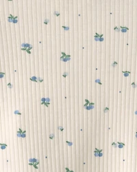 Baby Girl 2-Piece Blueberry Short-Sleeve Top & Pant Set