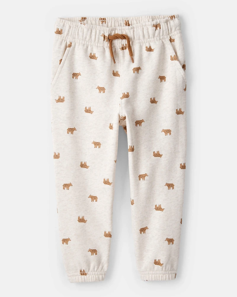 Toddler Boy 2-Piece Teddy Pullover and Joggers Set