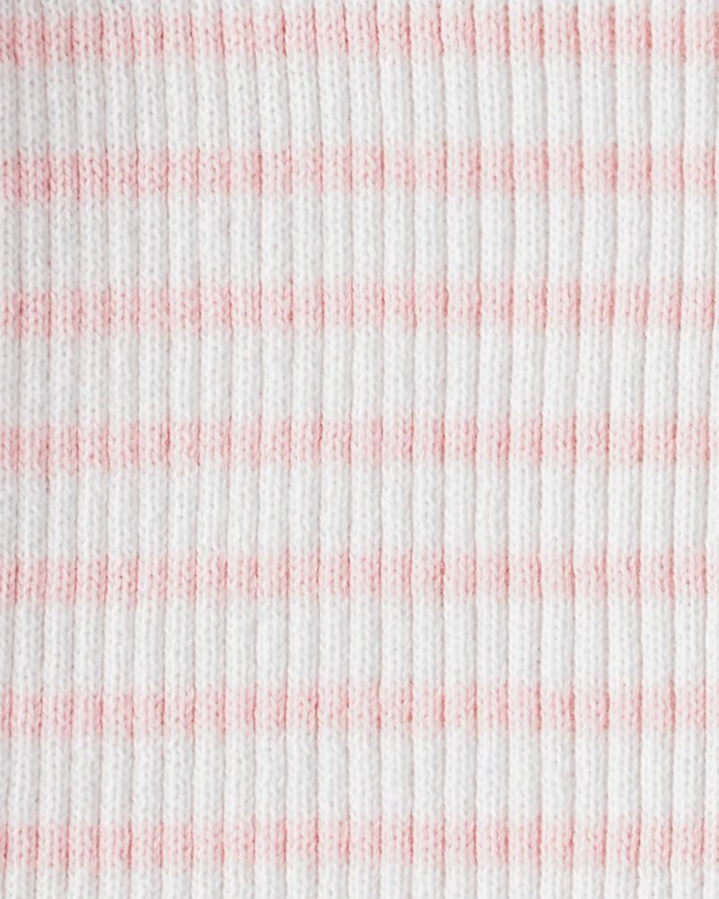 Kid Striped Button-Front Long-Sleeve Tee