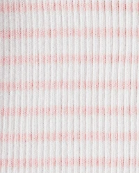 Kid Striped Button-Front Long-Sleeve Tee