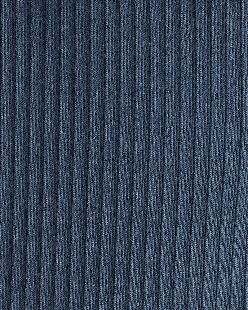 Baby Girl Cotton Pull-On Pants - Navy Blue