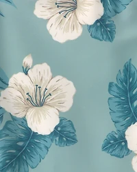 Baby Girl Recycled Ruffle 1-Piece Swimsuit Hibiscus