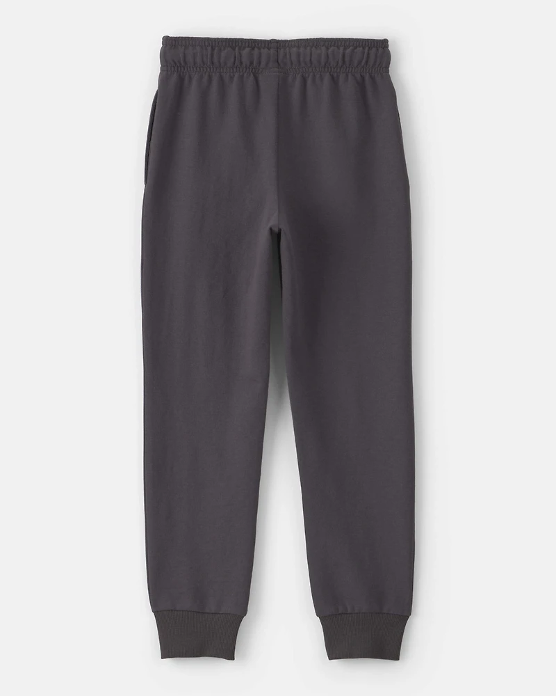 Boys French Terry Joggers - Grey